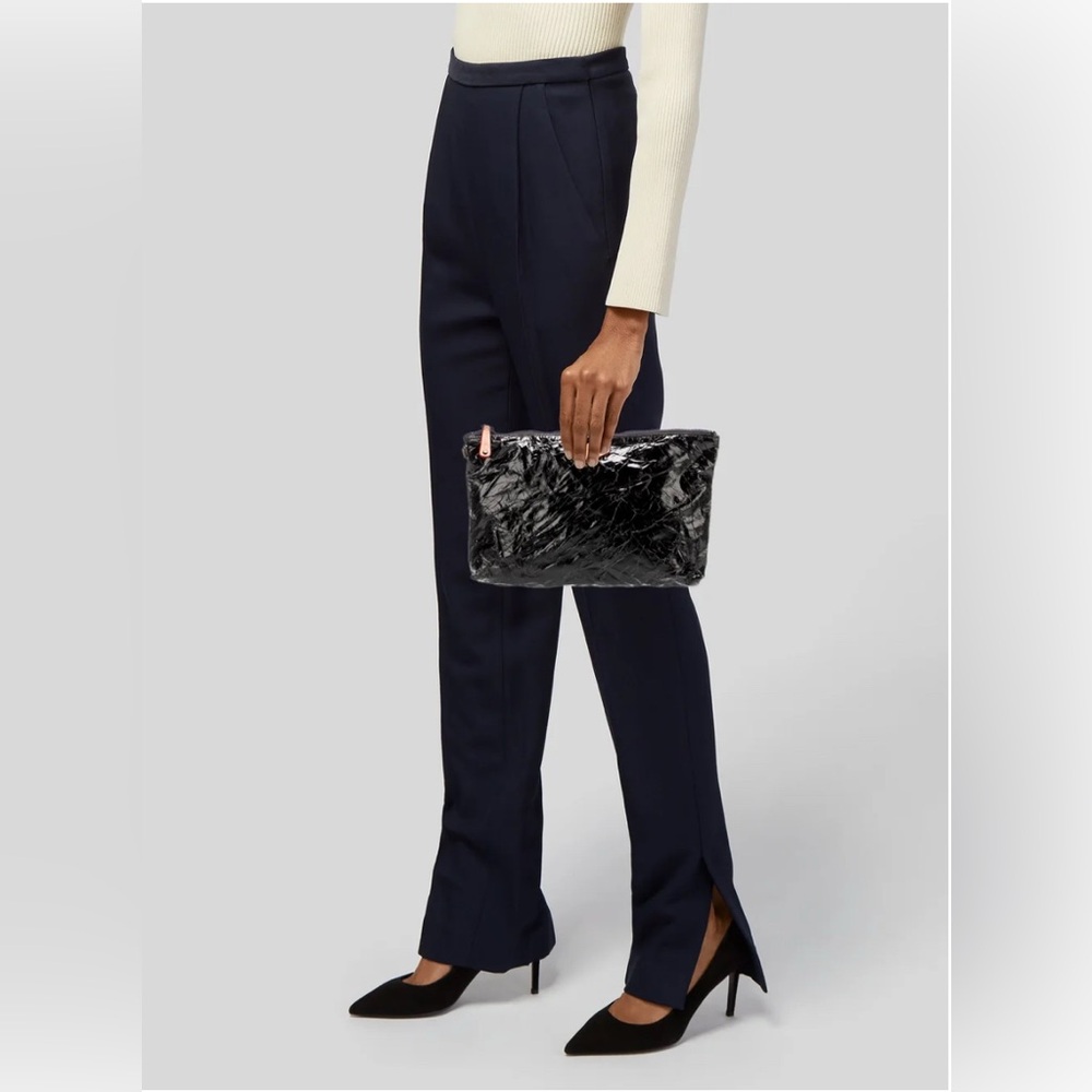 MZ Wallace Metallic City Metro‎ Clutch 3 Piece Set Quilted Nylon Travel/Everyday